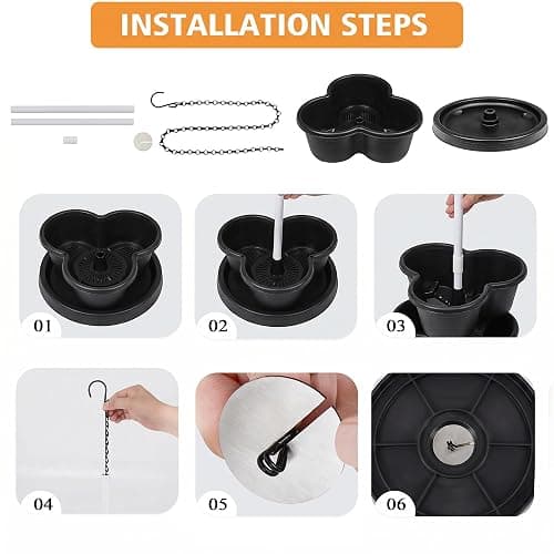 VECELO 5 Tier Vertical Garden Planter, Self Watering Stackable Planters with Wheels for Strawberries, Herbs, Flowers, Vegetables, Black thumbnail 8