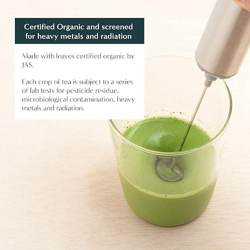 Naoki Matcha Organic All Purpose Blend - Authentic Japanese Culinary Grade Matcha Green Tea Powder from Japan (100g / 3.5oz) thumbnail 6