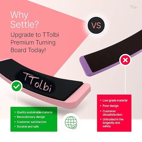 Premium Turn Board for Dancers & Skaters – Improve Turning, Balance & Spins Technique | Ballet, Ice Skating & Dance Training Equipment thumbnail 7