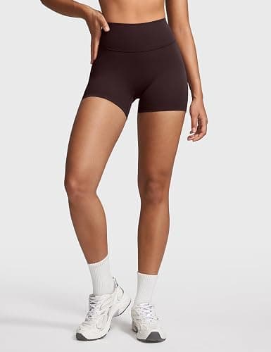 INGIA No Front Seam Biker Shorts 4''/ 6'' | High Waist, Running, Spandex, Yoga, Gym, Workouts Shorts, for Women thumbnail 4