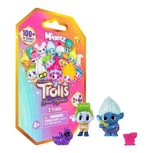 DREAMWORKS TROLLS Band Together Mineez 1.5 Inch Collectible Figures - 4 Bundle Packs - Get 8 Figures. 100+ to Collect! thumbnail 7