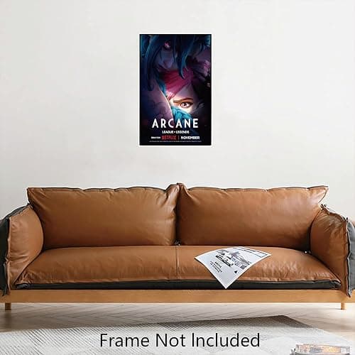 Jefuzh Anime Cartoon Arcane: League of Legends Season 2 TV Series Poster #1 - Matte Poster Frameless Gift 11 x 17 inch(28cm x 43cm),Noframe thumbnail 7