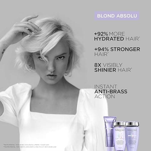 Kérastase Blond Absolu Bain Lumiere 250ml & Blond Absolu Cicaflash Conditioner 250ml Duo thumbnail 4