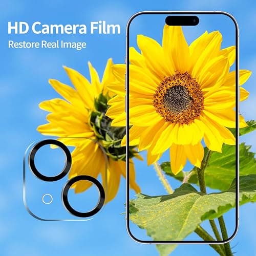 PEHAEL 2+2Pack for iPhone 15 Pro Privacy Screen Protector with Camera Lens Protector Full Coverage Anti-Spy Tempered Glass Film 9H Hardness Easy Installation Bubble Free [6.1 inch] thumbnail 5