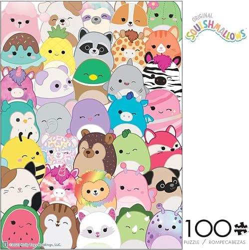 Buffalo Games - Squishmallow - Squishmallows - Buddies - 100 Piece Jigsaw Puzzle for Families -Challenging Puzzle Perfect for Game Nights - Finished Size is 15.00 x 11.00 thumbnail 3