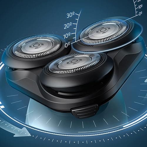 Philips S5466/18 - Rasoio Elettrico Serie 5000, Pelle Bagnata e Asciutta, Lame Auto-Affilanti ComfortTech, Testine per Contorno Viso a 360°, Display LED, Rifinitore ad Aggancio thumbnail 5