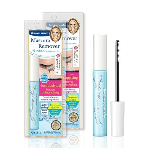 HEROINE MAKE by KISSME Mascara Remover for Waterproof Mascara, Fast-Acting Remover for Waterproof Eye Makeup, Lash-Conditioning & Gentle Non-Irritating Formula for Sensitive Eyelids from Japan 2 EA thumbnail 9