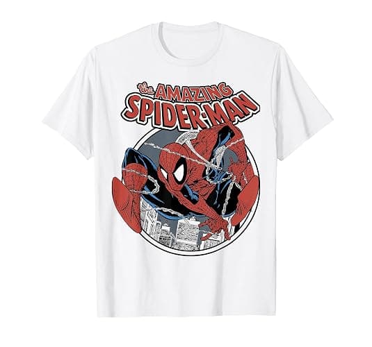 Marvel Comics Spider-Man Retro T-Shirt - Image 1