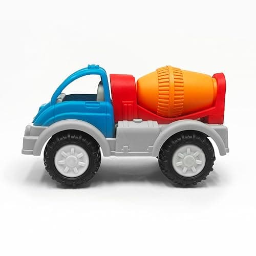 American Plastic Toys Gigantic Cement Mixer with Rotating Drum, Sturdy Wheels, Metal Axles & Made from Durable Plastic for Children 2 Years & Older thumbnail 9