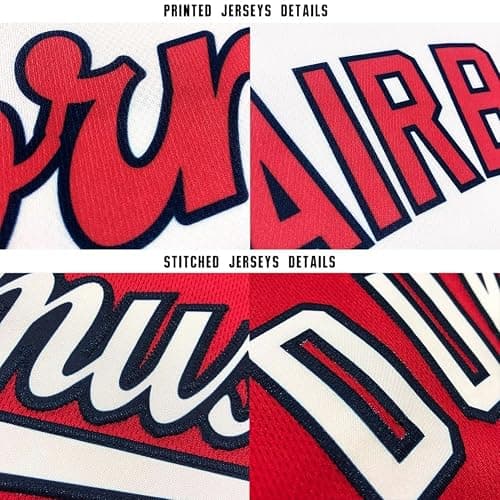 Custom Baseball Jerseys Personalized Name Number Team Shirts Customized Softball Uniforms with Logo for Men Women Youth thumbnail 4