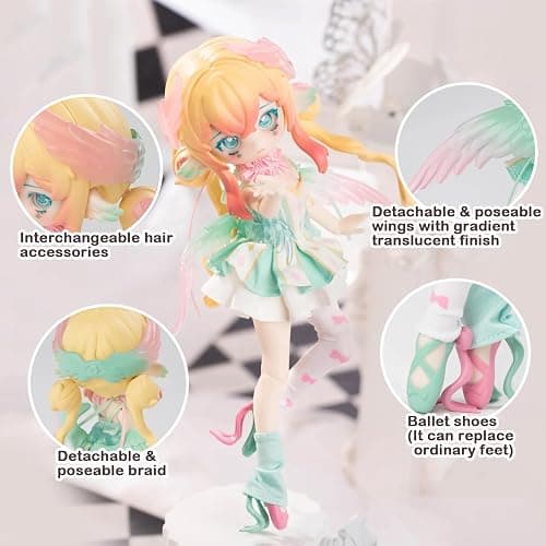 BEEMAI Luluya Symphonic Poem Series Single Box (Contains 1 Figure), 1/8 BJD Blind Box Cute Figures Collectibles Birthday Gift thumbnail 7