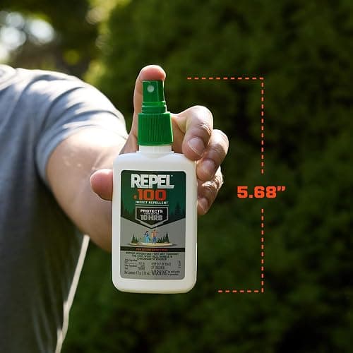 Repel 100 Mosquito and Insect Repellent, 4 Ounces, With DEET, 10-Hour Protection Long-Lasting Insect Repellent Bug Spray Repels Mosquitoes, Ticks, Gnats, Biting Flies, Chiggers And Fleas thumbnail 11