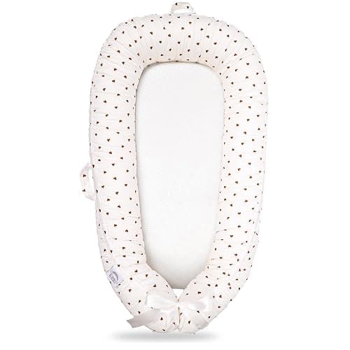 EAQ Baby Nest Pod for Newborn,Baby Sleep Pod Soft Breathable 100% Cotton Napping or Traveling for 0-12 Months,Travel & Baby Essential Gift for Newborn - Image 1
