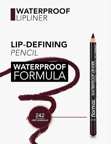 Flormar Waterproof Lipliner, 242 Deep Bordeaux thumbnail 4