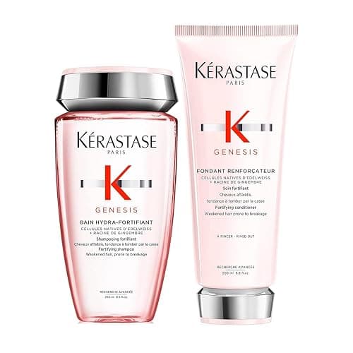 Kerastase Genesis Hydra-Fortifiant Shampoo & Conditioner Set For Fine or Oily Hair - Strengthens Weak Strands and Protects Against Breakage, Silicone-Free - Image 1