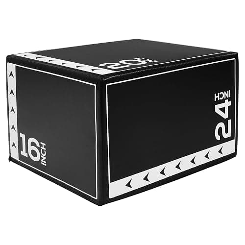BalanceFrom 3-in-1 Foam Plyometric Jump Box for Home Gym with Multiple Height Options – Versatile Plyo with Non-Slip Surface for Strength, HIIT, Step-Ups, and Agility Training thumbnail 9