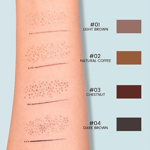 2 Pack Freckle Pen Set – 2-in-1 Dual Ended Microblading Pen & Freckle Stamp, 2 Different Color Combos,Waterproof & 24HR Longwear, Precise 15° Tip for Natural Lifelike Freckle Makeup. thumbnail 5