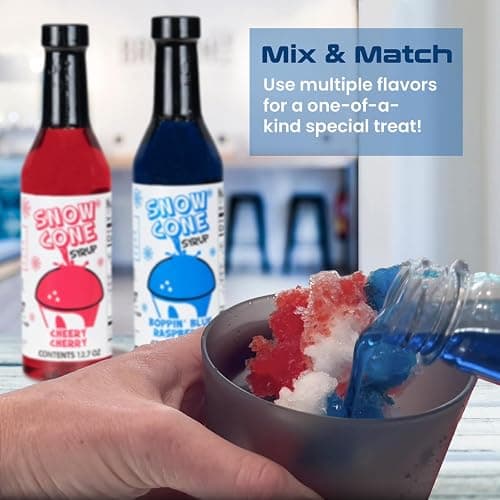 12.7oz Snow Cone Syrups (6 Pack W/Cups/Straws) thumbnail 3