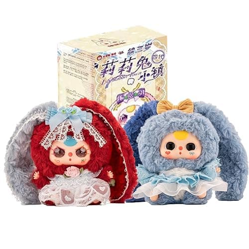 Baby Three Lily Rabbit Town Series 4 Plush Blind Box 1PC (1 of 12 Possible Styles) Cute Figures Collectible Toys Birthday Gifts(1Pc Series 4(V4)) - Image 1