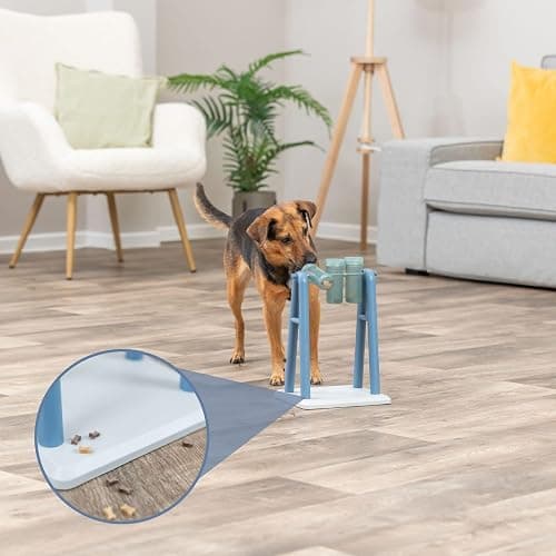 TRIXIE Turn Around - Mad Scientist Dog Activity Interactive Toy, Level 2 Food Puzzle Game, Brain Teasing Treat Dispenser, IQ and Mental Development Toy for Smart Dogs, Enrichment Toy for Boredom Busting thumbnail 8