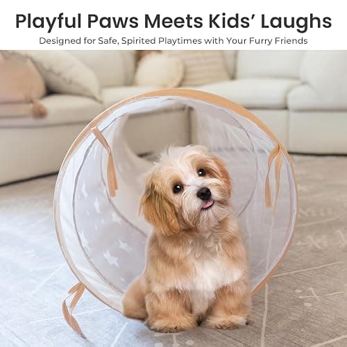 Tiny Land Tunnel Toys for Toddlers, 69" x 18" Baby Tunnel Crawl Indoor, Play Tunnel for Kids to Crawl Through, Pop Up Dog Tunnel, Baby Outdoor Toys thumbnail 6