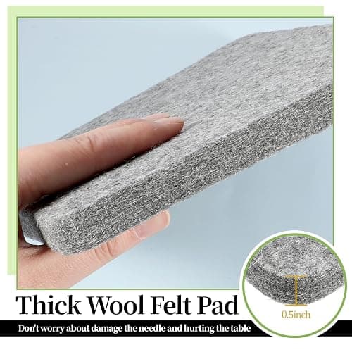 Needle Felting Pad, Grey Sponge Pad, 8×10 in Needle Felting Mat for Any Wool Felting Supplies thumbnail 3