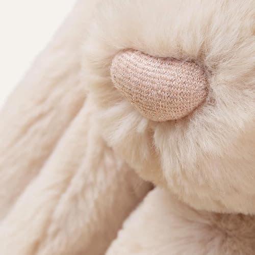 Jellycat Bashful Luxe Willow Bunny Stuffed Animal, Medium 12 inches - Rabbit & Bunny Plush Toy - Classic Children's Gift thumbnail 5