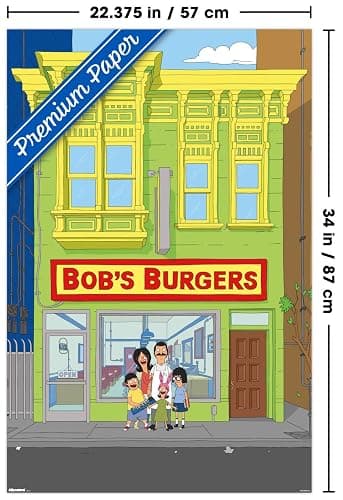 Bob's Burgers - Street Wall Poster, 34L" x 22.4W", Premium Unframed Version thumbnail 2