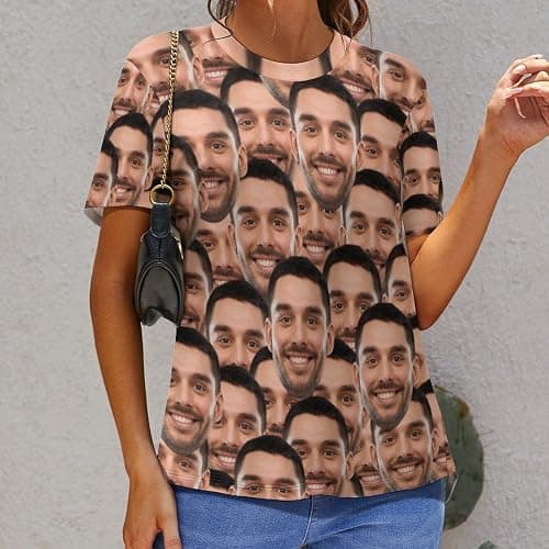 Custom T Shirts Add Your Own Custom Text Name Personalized Message Or Image Customized T Shirts Personalized Custom Tshirt thumbnail 3