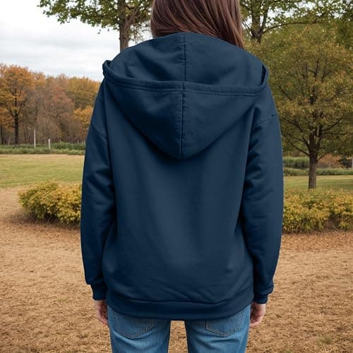 Zip Up Hoodie Women Oversized Sweatshirts 2025 Fall Winter Fashion Long Sleeve Casual Lightweight Y2K Hooded Jacket thumbnail 4