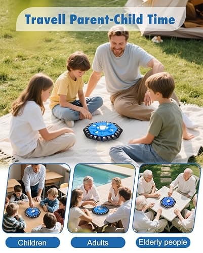 Humzo Word Game Family Board Games with Display Timer and 2 Modes, The Fast-Paced 24 Letters Pressing Games, Learning Word Game for Kids & Adults, 2-8 Players, 15-20 Minute Play Time thumbnail 7