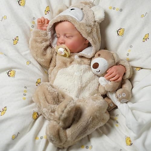 BABESIDE Lifelike Reborn Baby Dolls Boy - 17-Inch Baby Soft Body Realistic-Newborn Baby Doll Silicone Full Body Vinyl Real Life Baby Dolls with Toy Accessories thumbnail 6