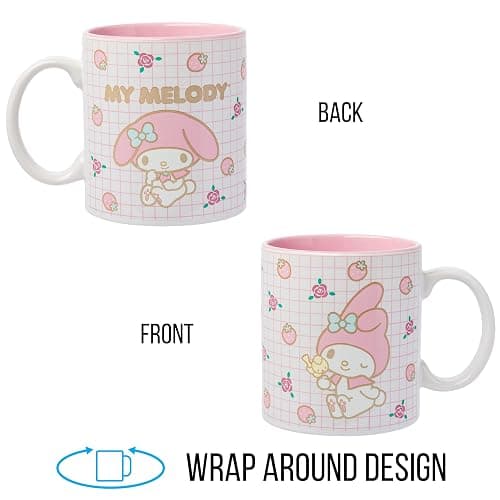 Silver Buffalo Sanrio Hello Kitty and Friends My Melody Ceramic Mug, 20 Ounces thumbnail 6
