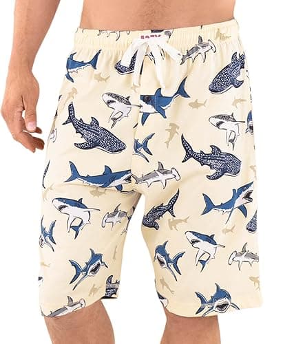 Lazy One Pajama Shorts for Men, Men's Pajama Bottoms, Sleepwear - Image 1