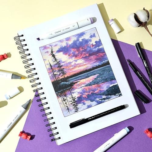 Ohuhu Alcohol Markers Double Tipped Art Marker Set for Artists Adults Coloring Sketch Illustration - Chisel & Fine - 100 Colors - Oahu of Ohuhu Markers - Refillable - AP Certificated thumbnail 2