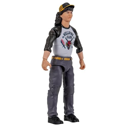 Stranger Things Dustin Henderson Upside Down Collector Figure - 6-Inch Highly Detailed Figure with Soft Good Clothing and Unique Accessories thumbnail 5