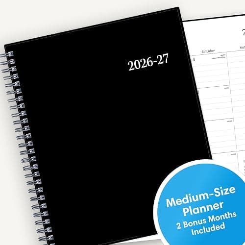 Blue Sky 2026-2027 Weekly and Monthly Academic Year Planner Calendar, July 2026 - June 2027, 7" x 9", Flexible Cover, Wirebound, Laminated Tabs, Enterprise thumbnail 6
