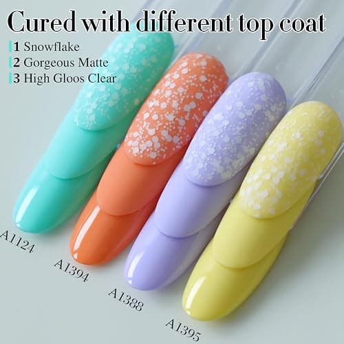 Double Rhythm 15ML Gel Nail Polish Pure Sheer Same Color Same Bottle Soak Off Gel Polish Art Manicure Salon DIY at Home for Women (Sea Blue-A1124) thumbnail 6