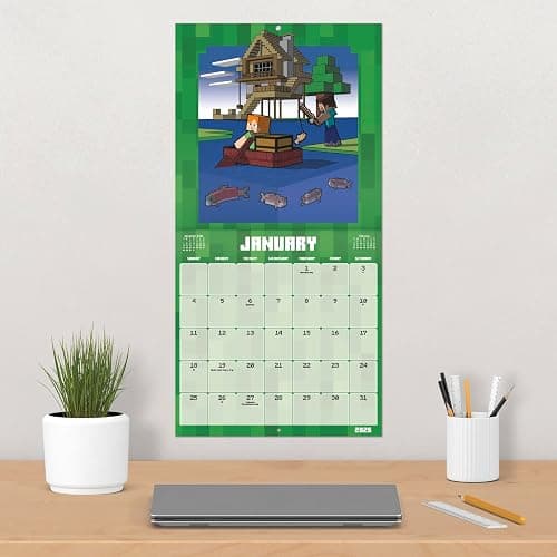 2026 Minecraft Wall Calendar thumbnail 5