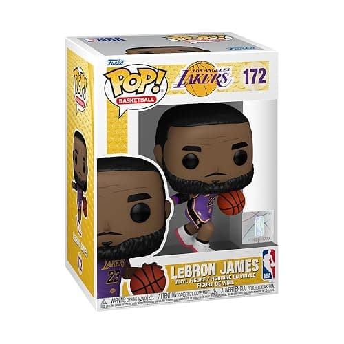 Funko POP! NBA: Lakers - Lebron James - Collectable Vinyl Figure - Gift Idea - Official Merchandise - for Kids & Adults - Sports Fans - Model Figure for Collectors and Display - Image 1