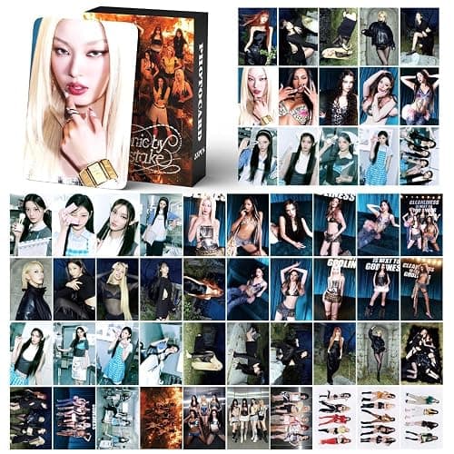 sunlelekz KATSEYE LE SSERAFIM ILLIT Iconic by Mistake Lomo Card Set - 55PCS Kpop Girl Group Photocards thumbnail 3