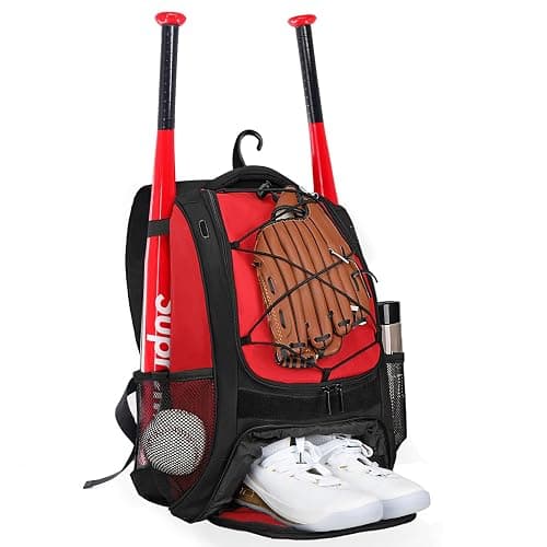 Goloni | Baseball Backpack,Baseball Bag for Adult,Softball Bat Bag with Shoes Compartment,Large Main Compartment for Helmet & accessories, Fence Hook - Image 1
