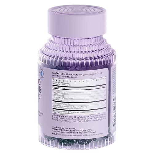 Lemme Creatine Monohydrate Gummies, Blue Raspberry (60 Gummies) thumbnail 9