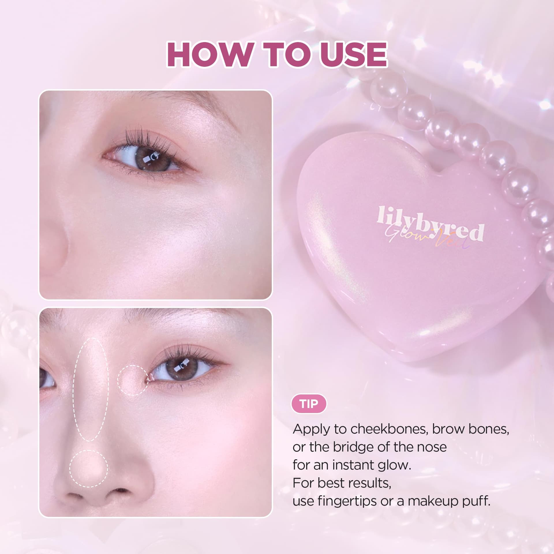 lilybyred Luv Beam Glow Veil (01_Dreamy Beam) - Resaltador Radiante Natural para Maquillaje de Piel Brillante thumbnail 7