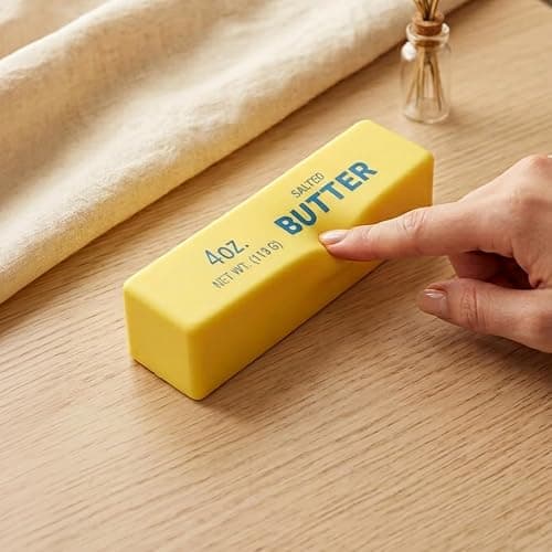 2pcs Slow Rising Butter Squishy, 2026 New Realistic Soft Butter Stick ,Butter Squishy Relief Fidget Toys,Slow Rebound Stress Relief Toy Gifts thumbnail 4
