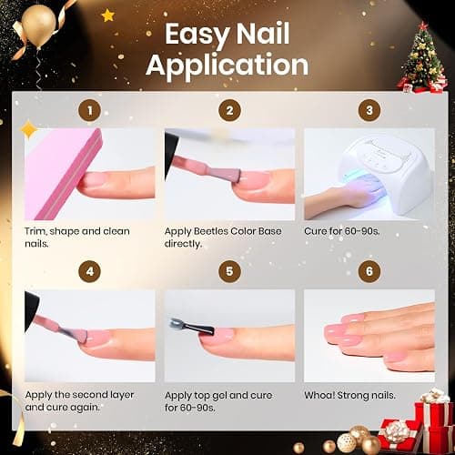 beetles Gel Polish Beetles Color Base Gel Nail Polish 6 Colors Nude Gel Polish Porcelain Doll Pink Polish Polish Neutral Sheer Strengthener Soak Off Art DIY Home thumbnail 8