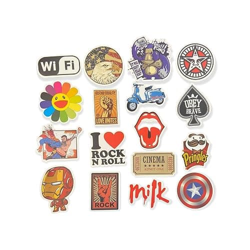 100 Decal Big Vinyl Bomb Aesthetic Cool Cute Preppy Water Bottles Stickers Pack Bundles Tween Teens Mens Adults Vans Superman Bottle Laptop MacBook PC Sublime Skateboard Anime Cool Fun VW Kawaii Kids thumbnail 3