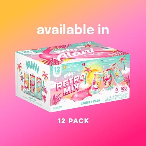 Alani Nu RETRO VARIETY PACK (Sherbet Swirl, Juicy Peach and Cherry Twist), Low Calorie Energy Drinks, 100mg Caffeine, Biotin, B Vitamins, Zero Sugar, 10 Calories or Less, 8 Fl Oz Cans, 12 Pack thumbnail 7