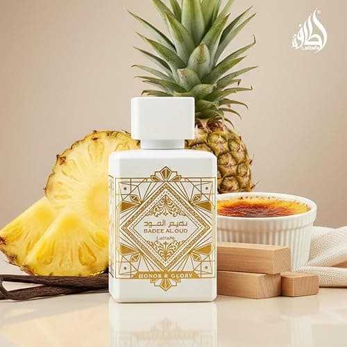 Lattafa Bade'e Al Oud Honor & Glory - Fruity, Vanilla, Warm Spicy, Woody - Eau de Parfum Long-Lasting Fragrance for Unisex, 3.40 Ounce / 100 ml thumbnail 6