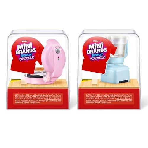 Mini Brands Really Works Magic Cook Kitchen Capsule Series 1 Waffle Maker & Blender Set by ZURU, Capsules of Miniature Real Working Kitchen Appliances, Non-Edible Collectible Toy Mystery Capsule thumbnail 8